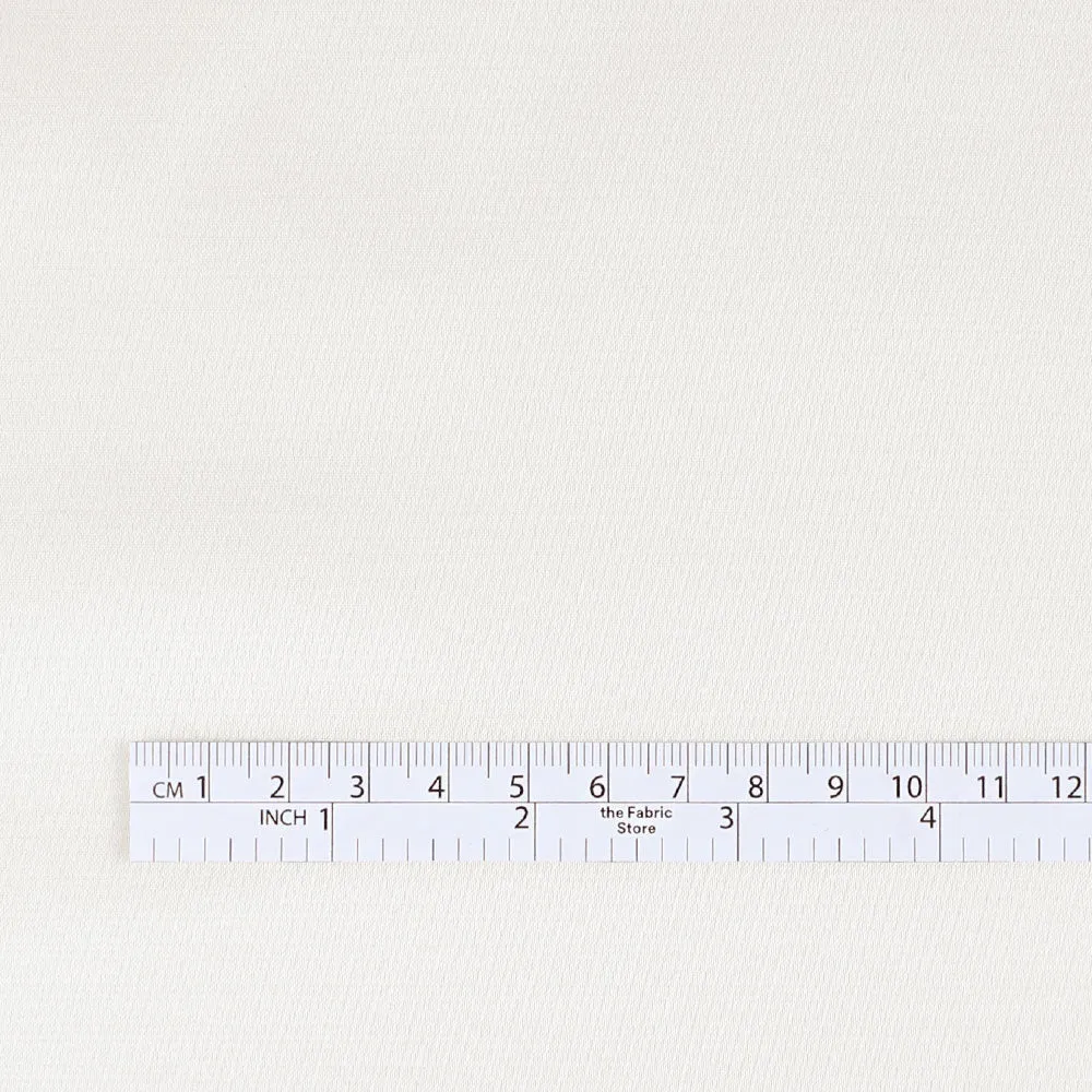 Viscose / Cotton Sateen Suiting - Greige