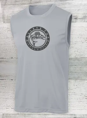 Walleye Tuff -Sleeveless - Circle Series - PosiCharge® Competitor™ Tee- Walleye Shirt