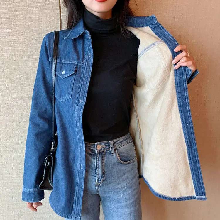 Warm Thicken Denim Jacket