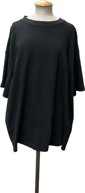 Weekday Black Oversized Graphic Printed T-shirt UK XL