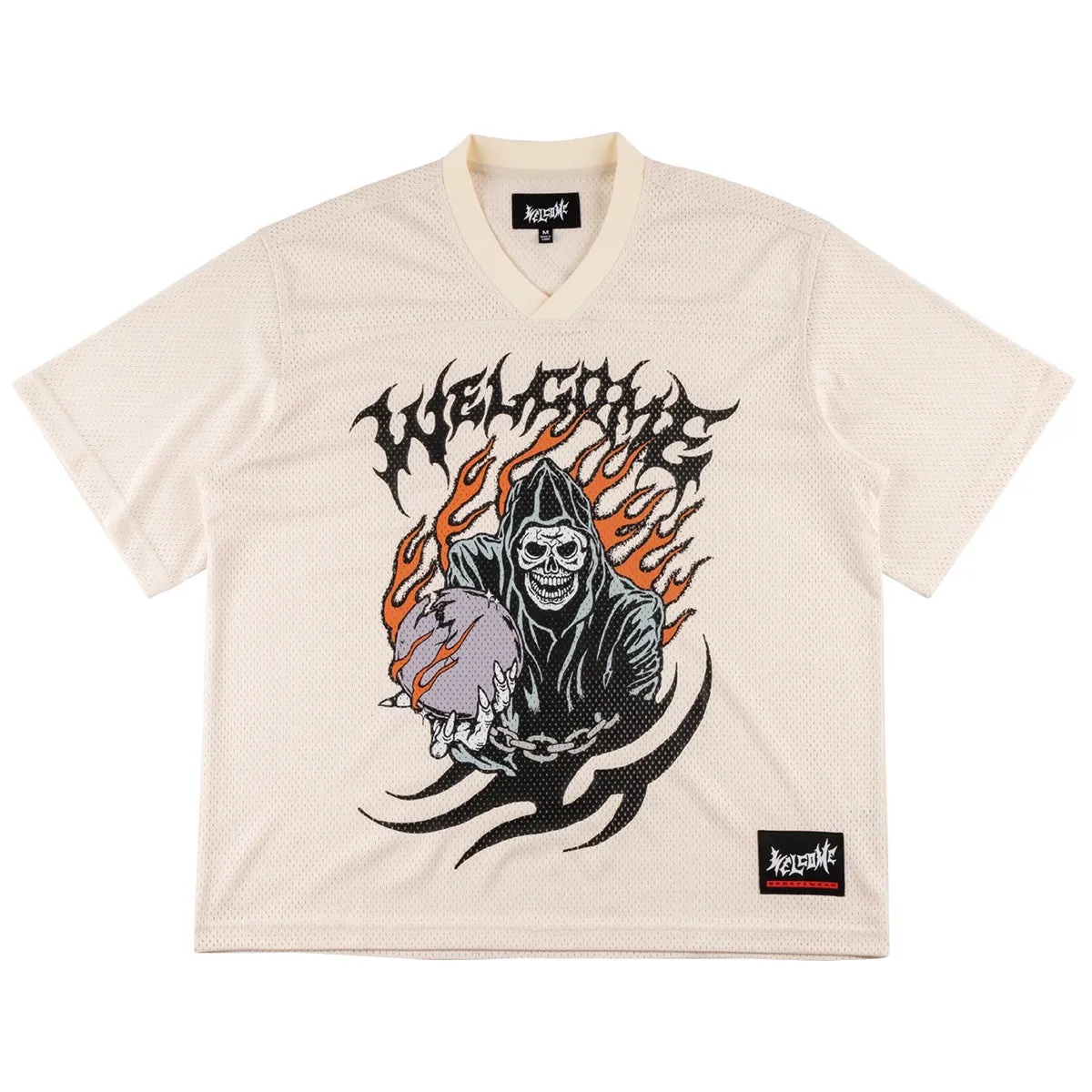 Welcome - Omen Mesh Footbal Jersey Bone