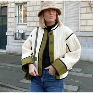 Wolffmode Elegant Patchwork Jacket