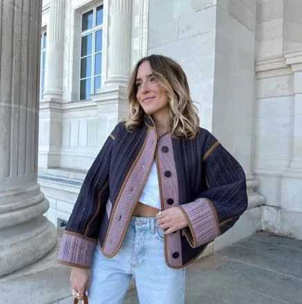 Wolffmode Elegant Patchwork Jacket