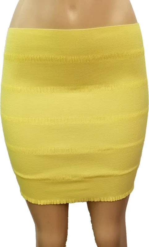 WOMEN'S ELASTIC BANDAGE SKIRT