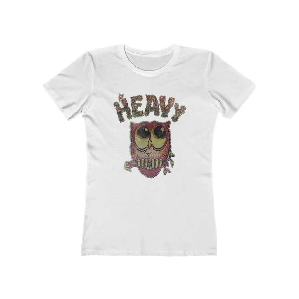 Womens Heavy Nature Owl T-Shirt - Vintage Owl Shirt - Esoteric Philosophy T-Shirts