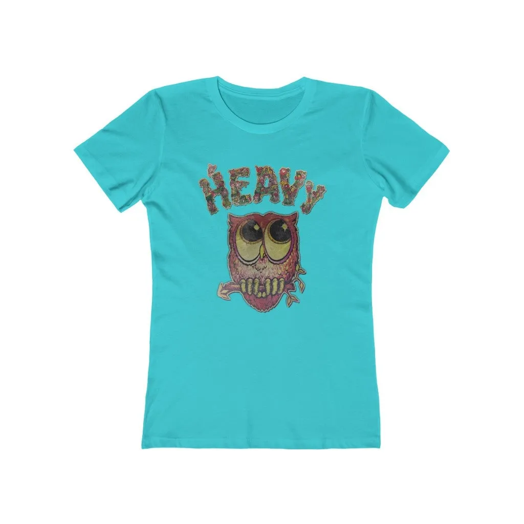 Womens Heavy Nature Owl T-Shirt - Vintage Owl Shirt - Esoteric Philosophy T-Shirts