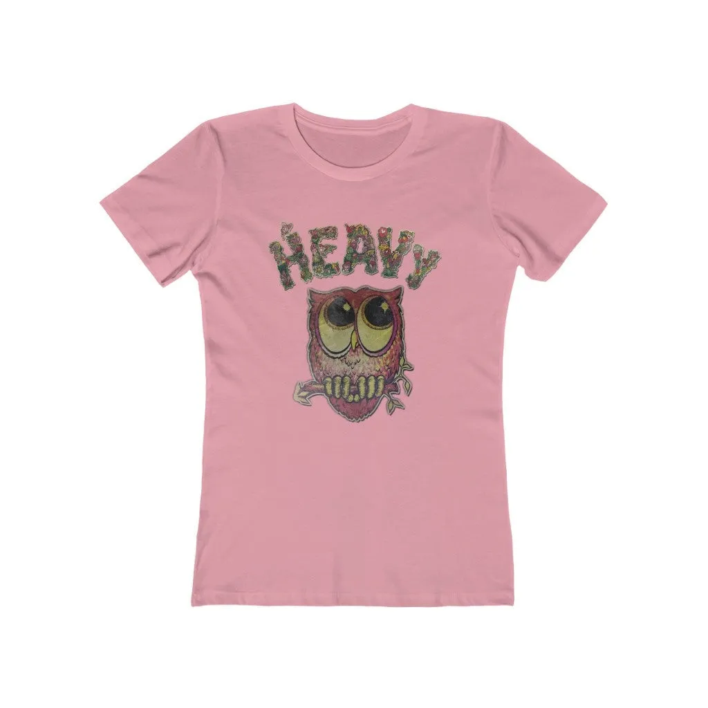 Womens Heavy Nature Owl T-Shirt - Vintage Owl Shirt - Esoteric Philosophy T-Shirts