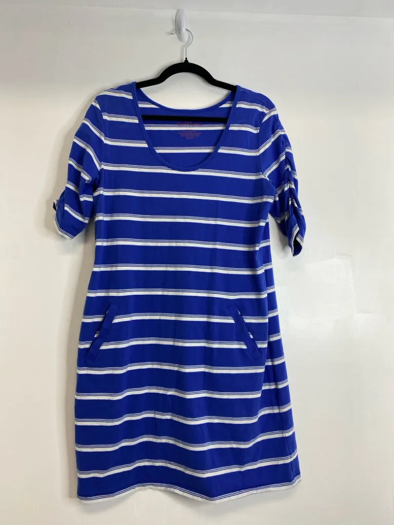 Womens Size Lg Misses Blue Hanna Andersson Dress