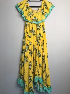 Womens Size Med Misses Yellow Matilda Jane Dress