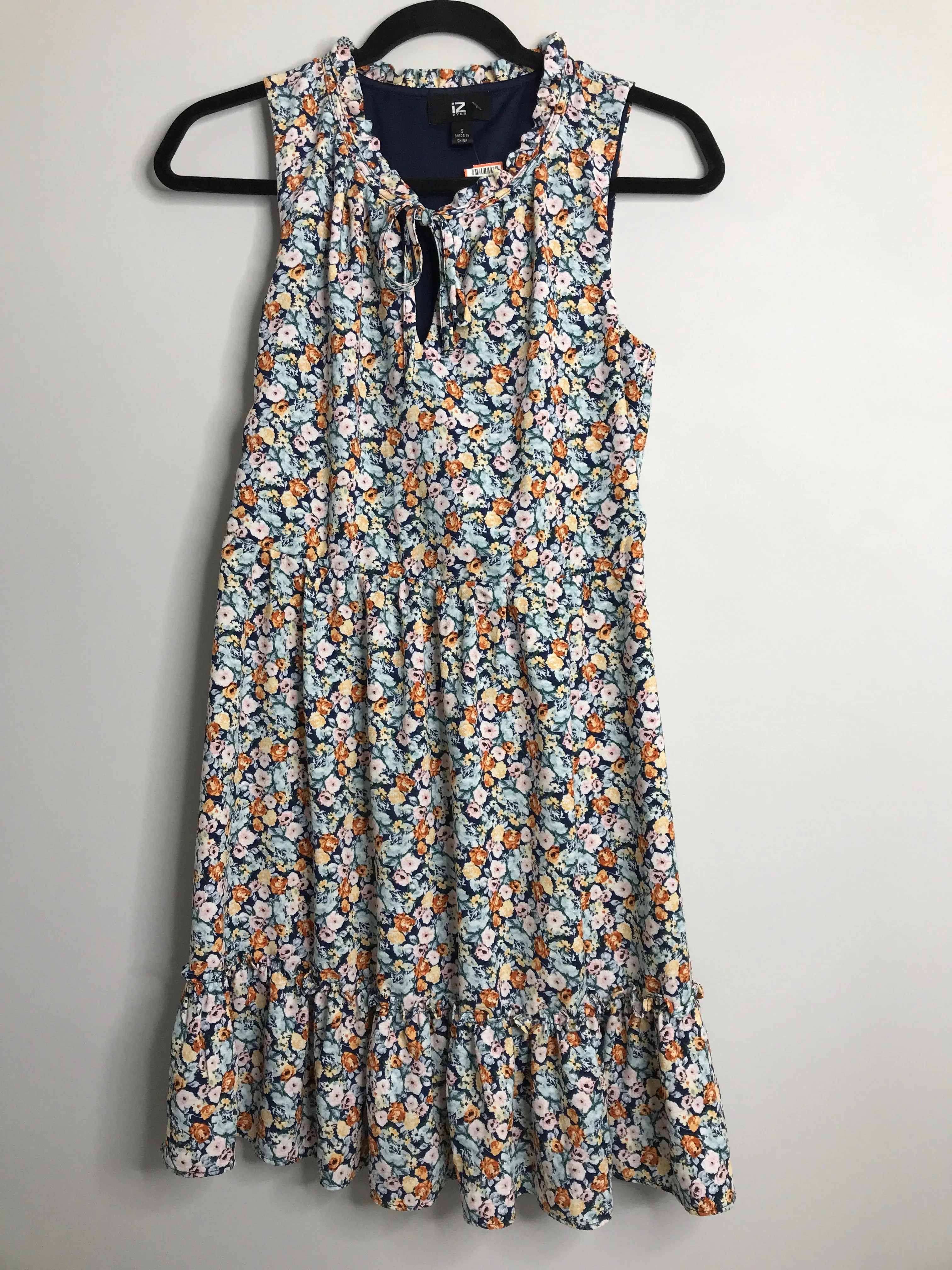 Womens Size Sm Misses Navy Iz Byer Dress