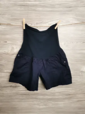 WOMENS SIZE SMALL - MOTHERHOOD MATERNITY, Soft Cotton Shorts, Full Belly Panel EUC B5
