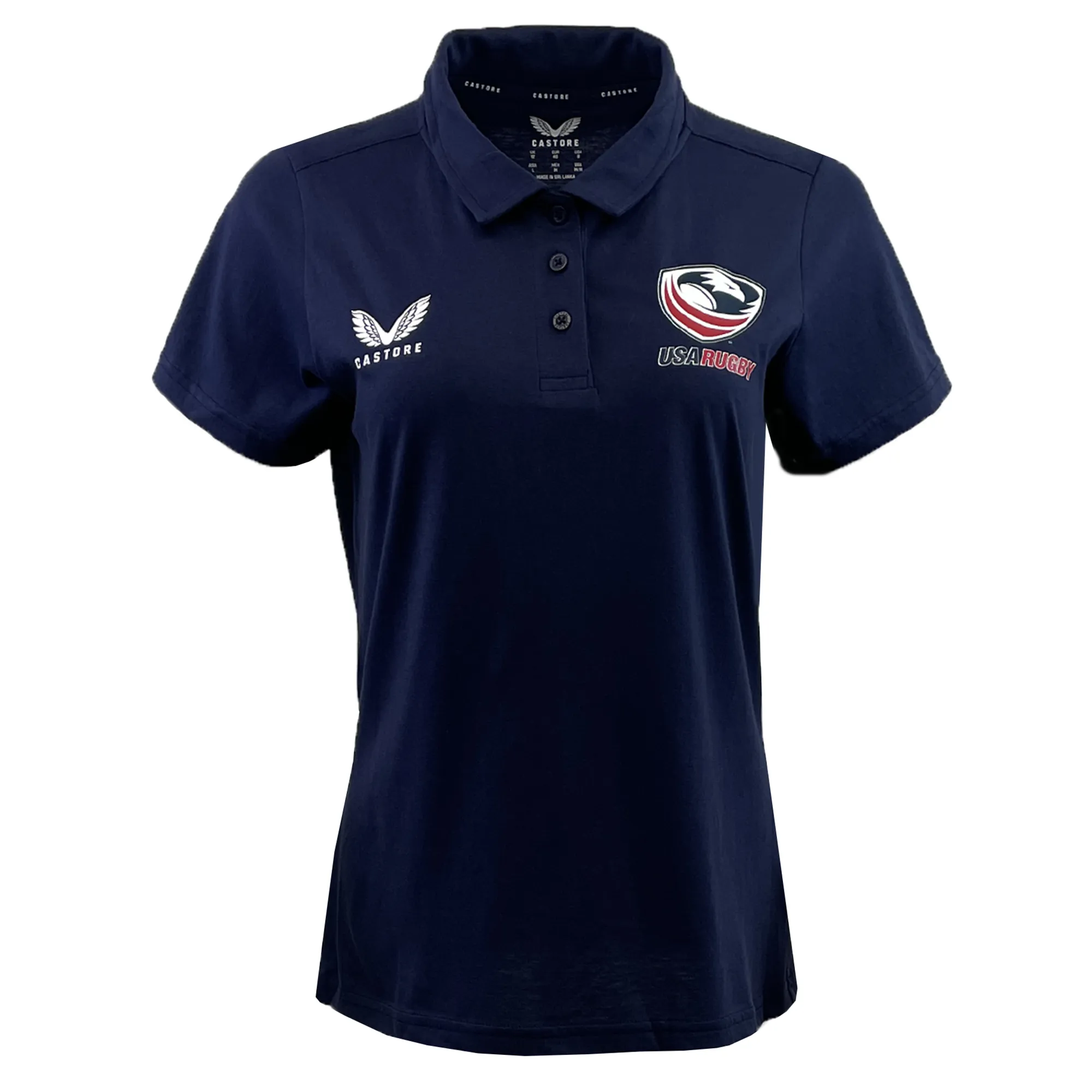 Women's USA Rugby Cotton Polo by Castore