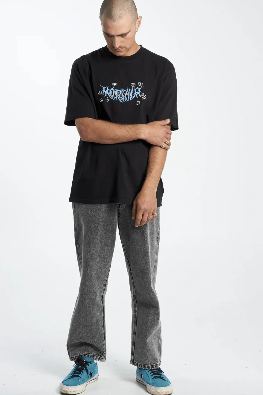 WORSHIP SUPPLIES CEREMONIAL TEE - BLACK