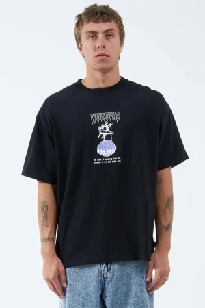 WORSHIP SUPPLIES SLIM ODDS TEE - BLACK