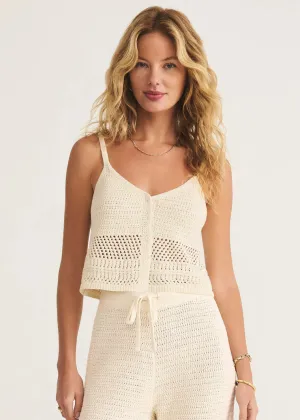 Z Supply Tay Crochet Tank Sea Salt